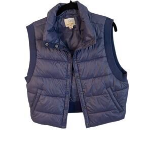 Aerie Offline Blue Sleeveless Puffer Vest Small